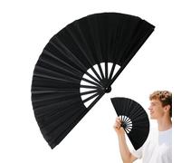 Genérico Abanico Plegable de Mano | Abanico Plegable Decorativo Chino,Ventilador de Mano para Baile,para Ceremonias Tradicionales Eventos de Kung Fu Cosplay Decoración del Hogar