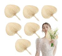 Genérico abanicos tejidos en rafia | Ventilador manual portátil de hojas de palmera al por mayor,Paleta portátil de cepillo refrescante para fiesta, boda, playa, decoración del hogar