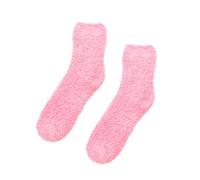 Genérico Abierto Entre Piernas Calcetines Pantuflas Suave y Cómodo para Mujer, Calcetines cálidos y suaves de felpa para el Invierno Dormir en Casa Hombre Oro, rosa, Talla única