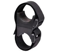 Genérico Abrazadera Linterna Bicicleta - Soporte Linterna Bicicleta, Montaje Manillar para Luces AA CR123 | Correa Amortiguadora Adaptador Montaje Rápido | Kit Luz Ciclismo Compacto Haz Potente