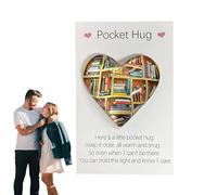 Genérico Abrazos de Bolsillo para Amigos, Abrazos de Bolsillo | Fomentar el Bolsillo del Corazón de la Tarjeta | Tarjetas de Felicitación para Animar a la Moral, Creativo para Mujeres y Hombres