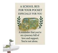 Genérico Abrazos de Bolsillo para Amigos | Tarjetas Escolares Autobús 2D para Niños Pequeños | Decoración Manual De Recuerdo Para Niños Profesores Padres Coleccionistas