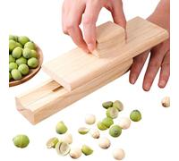 Generico Abridor de castañas, clip para castañas cascanueces, herramienta para galletas de madera - Herramienta manual para pelar Le, Cracker para nueces, pelador para la casa