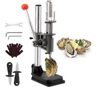 Genérico Abridor de ostras Manual, con Aguja de Alta dureza, Altura Ajustable for Abrir Conchas de ostras, almejas, vieiras, mariscos, restaurantes y bufés.