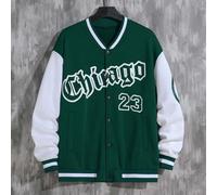 Genérico Abrigo Hombre Largo - Chaquetones De Hombre Invierno - Primavera Y Otoño Moda High Street Chaqueta De Béisbol para Hombres Jóvenes Guapos Chaqueta Casual Suelta para Hombres Hombres