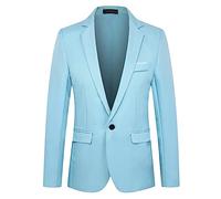 Genérico Abrigo manga larga para niños pequeños bebés chaqueta primaveral conjunto ropa infantil ligera (Blue, 16-17 Years)
