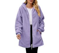 Genérico Abrigo Plumas Mujer Largo, Women Cazadora, Cortos Parkas Paño Corto Chaqueta Ski, Mono Lluvia Calentitos Polar Cuero Plumon Parka Invierno Mujer, L