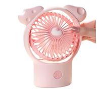 Genérico Abs Epoxy Rechargeable - 13.4x15 Cm 156g Mini Handheld Fan | 3 Speed Angle Adjustable Portable Cooling | Usb Small Fan For Travel Outdoor Desktop | Lightweight Personal Breeze Black