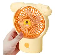 Genérico Abs Epoxy Rechargeable - 13.4x15 Cm 156g Mini Handheld Fan | 3 Speed Angle Adjustable Portable Cooling | Usb Small Fan For Travel Outdoor Desktop | Lightweight Personal Breeze Black
