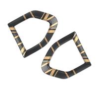Genérico ABS plástico lámpara Lateral Girar señal decoración Recorte Cubierta para Mini Cooper F60 Countryman 2017~2023 (Union Jack Gold A, Type A)