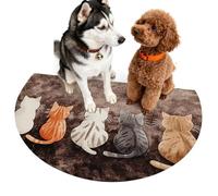 Genérico Absorbent Cat Floor Mat, Fast Dry Entrance Door Rug, 24x16in Soft Mat with Absorb, Velvet Fiber, Kitty Print Decorative Rug, Entry Home for Floor Use Matting