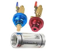 Generico AC Oil Checker - Aluminum, Oil Analyzer, Multifunctional | Long-Lasting AC Analyzer, Test Tool Kit for Most Car Real-Time Monitoring Impurity Filtration Daily Maintenance