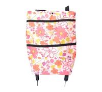 Genérico Accelerateh Bag 2 en 1 Bolsa de Compras Plegable Bolsa Verde Carrito de Compras Plegable portátil Bolsa con Ruedas Maquina Tejedora De Lana (White, 46X39X12cm)