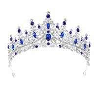 Genérico Accesorios Cabello para Mujer, Diadema de Gemas de Imitación para Bodas y Fiestas de Graduación, Diseño Elegante, Tamaño 16.00X15.50X7.00Cm