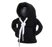 Genérico Accesorios coche tuning de funda palanca cambio de marchas para Austin Nash Metropolitan 1954-1962 diseño divertido con capucha, antirayaduras y mayor comodidad(Negro)