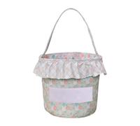 Genérico Accesorios de Almacenamiento para Mantener Conejo de Pascua Bordado para niños, Almacenamiento para guardería, Pascua, Pascua con Flores (C, One Size)