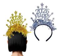 Genérico Accesorios Para El Cabello De Año Nuevo,2 Piezas De Estrella - 2026 Recuerdo de Fiesta de Año Nuevo,Para Celebraciones, Días Festivos, Eventos, Fiestas, les, Alegría Y Tradición Familiar
