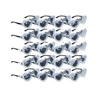 Genérico Accessoires lumineux pour Mariage, lunettes Brillantes, Bracelets, bagues en Relief, utilisés pour Les fêtes et Les Concerts(30pcs Heart Glasses)