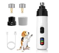 Genérico Accuratew Rechargeable USB Charging Electric Pet Nail Grinder, Accuratew Electric Pet Nail Grinder, 3-Speed Low Noise Waterproof, Safe and Quiet Nail Trimmer for Cats and Dogs (1 Pcs)