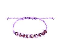 Genérico Acero 2 Mm Muñeca Joyería tejida a mano Pulsera de temperamento creativo bohemia para las mujeres Pulseras Pulsera Frases Pulsera Anillos, talla única, Cristal, No es una piedra preciosa