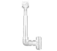 Genérico Acrílico Acuario Oil, tubo de película Skimmer, transparente Protein Skimmers with Floating Basket, Efficient Oil, Remover Filter Accessory for Freshwater and Saltwater Fish Tanks