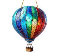 Genérico Acrílico - Colgante para Decoración De Ventanas De 30 G, De Globo Colgante, Decoración De Prisma De Luz Plana | Conte Colorido De 6,1x7,87 Pulgadas para Exhibición
