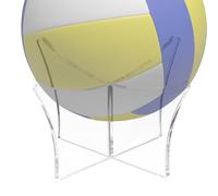 Generico Acryl-Fußballständer, Acryl-Ballständerhalter - Transparenter Basketballständer | Volleyball-Ständer, Ballaufbewahrung, Präsentationsständer für Basketball, Fußball, Fußbälle