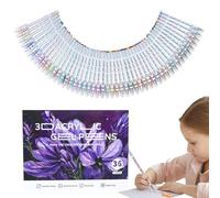 Genérico Acrylic 1.0 Pen, 1,0 mm Acrylic Gel Pens, Crafting & Card Making Pens, 5,91 pulgadas, Glass/Ceramic/wood/paper/cloth, Stationery for Smooth Writing, Crafts, Coloring