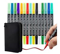 Genérico Acrylic Coloring Markers-72 Vibrant Water Based Paint Pens, Extra Fine Tip Drawing Pens, Permanente Rock Painting Kit, Multi Art Supplies, Odorless Ink | For Kids