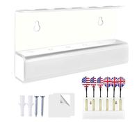 Genérico Acrylic Dart Rack - Wall Mounted Dart Holder | Clear Multi-Capacity Organizer and Display Stand | Perfect for Game Rooms, Bars, Studios, Living Rooms, and Indoor Dartboard Training