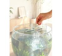 Genérico Acrylic Fish Tank Cover Round Aquarium Lid Fish Tank Supplies(25x25cm/9.8x9.8in)