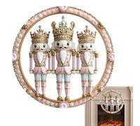 Genérico Acrylic Nutcracker Ornament | Cartoon Christmas Nutcracker Door Signs | Adorable Holiday Window Decorations Perfect for Christmas Trees and Festive Window Displays to Brighten Up Your Home