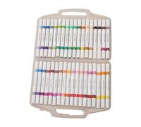 Generico Acrylic Paint Pens, Acrylic Painting Marker Set, 36 Double Tip Drawing Tools, 11.1x8.15x1.18 inches Quick-Dry Waterproof Ink, Ideal for Wood, Glass, Ceramic, Textile, Paper Crafts