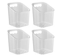 Genérico Acrylic Wall Shelves - Clear Organizer Display | Adhesivo Storage Holder with Space Saving Function, transparente Mount Rack for Bathroom Kitchen Office, Wall Mounted Shelf Set