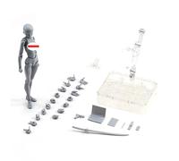 Genérico Action Figure Model Set - Sketching Drawing Doll Model Set | Drawing Mannequin Figure Models | Artist Decoration Collection with Base Support For PVC Photography Props Desktop Painting