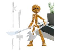 Genérico Action Figures - Collectible Poseable Character Toy Set for Kids | Durable PVC with Articulated Joints Design, Role Play Figurines for Imaginative Play Home Decor Shelf Display