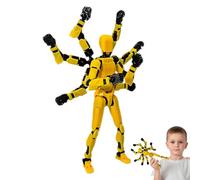 Genérico Actionfigurenmodell,Charakter-Actionfiguren - Cartoon-Ganzkörperfigur mit acht Armen,Actionfiguren-Spielzeug für Fans und Sammler mit verstellbaren Gelenken für Esstisch, Nachttisch