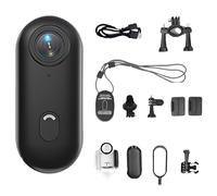 Genérico ActionSnap - Thumb Action Camera,Body Camera,Action Camera,Camcorder Helmet Mounted Sports,Hands-Free,for Video Recording (Black + 64G)