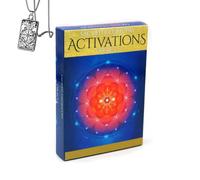 Genérico Activaciones de geometría Sagrada Oracle - Edición de Bolsillo, cartulina, Ideal para Principiantes, Incluye Tarjetas y Collar
