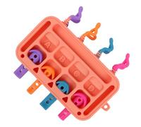Genérico Activity Board, Learning Design, 6.69x5.91in Early Development Toys, Educational Play Kids, Interactive Skill Building for Children, Toddler, Childhood Education