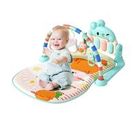 Genérico Activity Gym For Baby, Educational Musical Play Mat with Light and Sensory Toys, Soft Crawling Carpet To Development For Nursery, Home, & Outdoor, Indoor Use, Pink & Green