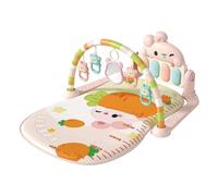 Genérico Activity Gym For Baby, Educational Musical Play Mat with Light and Sensory Toys, Soft Crawling Carpet To Development For Nursery, Home, & Outdoor, Indoor Use, Pink & Green