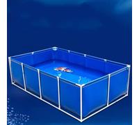 Genérico Acuario Plegable de PVC para Carpas koi y Peces Dorados - Estanque portátil de 2x1x0,5 m, Lona Impermeable y Duradera, para Uso Interior/Exterior, Ideal para Aficionados a la acuariofilia y