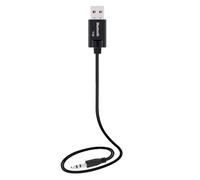 Genérico Adaptador De Audio USB A 3,5 Mm, Negro 10g | Receptor Inalámbrico Aux con Sonido Hi-Fi, Auriculares, Móvil, Adaptador AUX A 5.3 para Altavoces De Coche Y Hogar