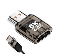 Generico Adaptador de audio y vídeo | Conector de doble dirección 8K 60Hz,Convertidor macho a hembra para ordenador | Para monitor ordenador portátil TV Video Studio Sala Cine Sala de juegos
