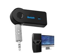 Genérico Adaptador de automóvil - Adaptador de automóvil Aux de 3.5 mm | Receptor para Auriculares automáticos/estereos/Altavoces/cableados con reducción de Ruido y Llamadas Manos Libres