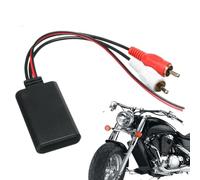 Genérico Adaptador de módulo inalámbrico para automóvil, módulo Receptor Auxiliar inalámbrico, Receptor estéreo de Audio y música con Sonido, Adaptador de Cable Auxiliar estéreo para Radio