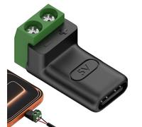 Genérico Adaptador De USB C A USB,Equipo Eléctrico Macho 2 Pines Sin Soldadura - Conectores Tipo C Sin Soldadura | para Industrial Científico DIY Teléfonos Móviles Tabletas Cámaras