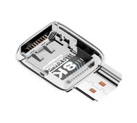 Generico Adaptador de vídeo | Conector de conversión bidireccional 60 Hz 8 K, conector extensor de audio para portátil | Para portátil, TV, proyector, escritorio, estudio, conferencias, sala de juegos