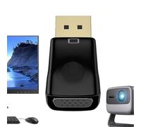 Genérico Adaptador DP a VGA,Convertidor de señal Plug and Play Estable Universal Suave | Adaptador de señal Clear Pictures Accesorios electrónicos para tabletas Proyectores Laptops